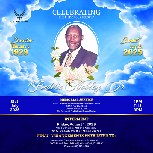 Mr Freddie Mobley, Sr.