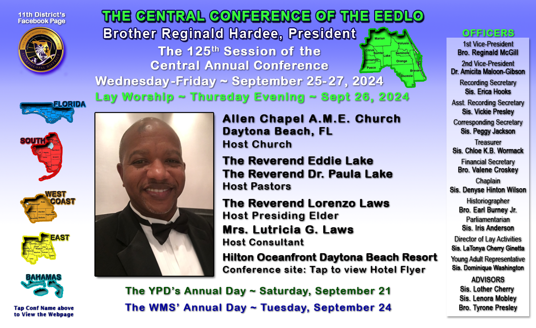 11th Episcopal District Annual Conference 2024 Audy Marget