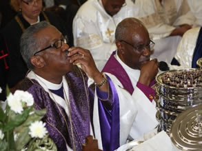 Bishops Young and Richardson Commune...