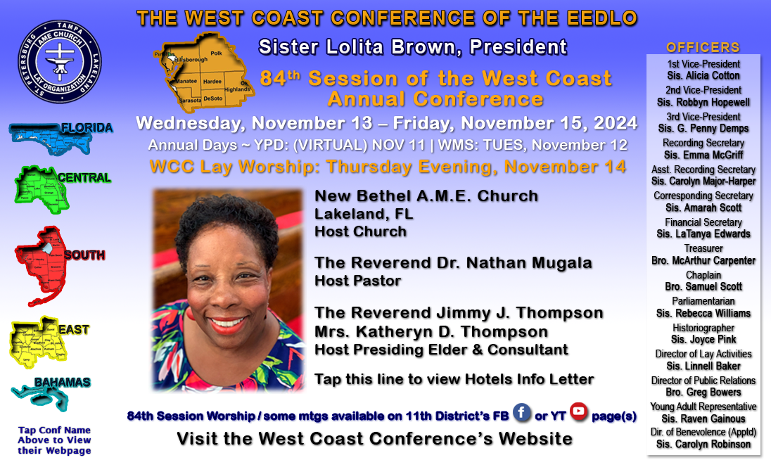 11th Episcopal District Annual Conference 2024 Alyce Bernice